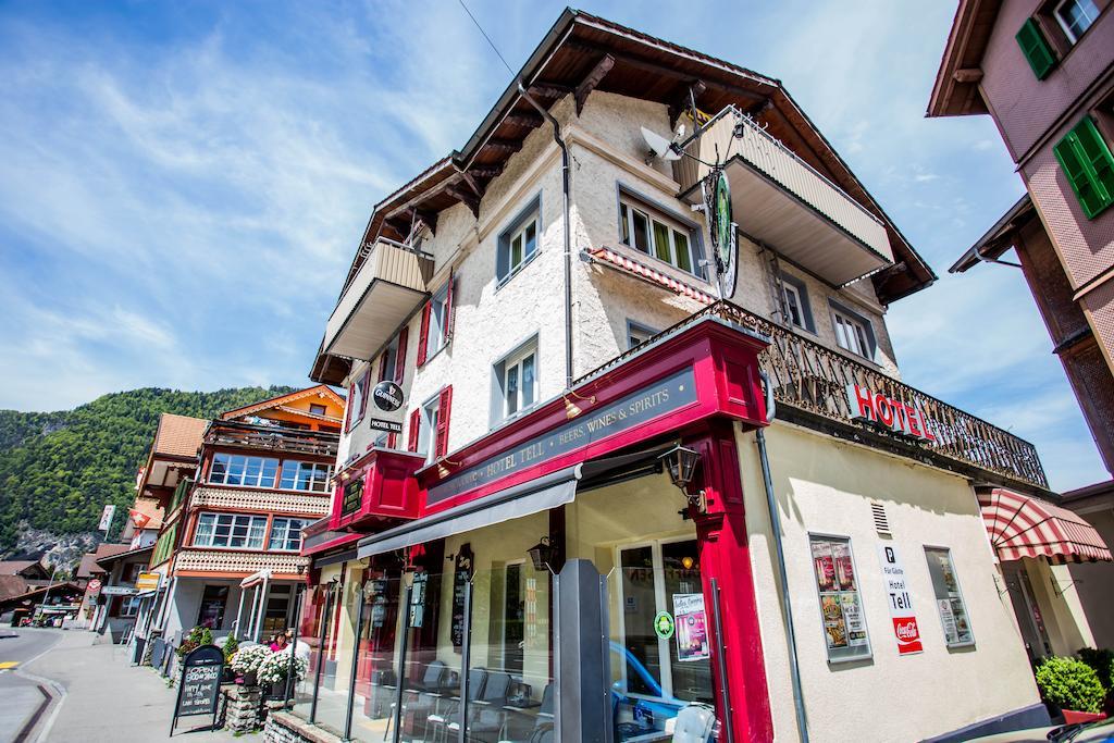 Hotel Tell And Apartments Unterseen Exterior foto